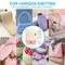 32 Pcs Crochet Hooks Set, Ergonomic 12mm-25mm Large Crochet Hooks for Chunky Yarn, Professional Huge Crochet Needles and Accessories for DIY Crafts, Carpets, Scarves